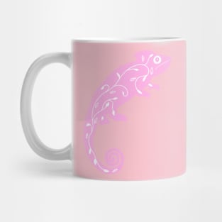 Pink Chameleon Mug
